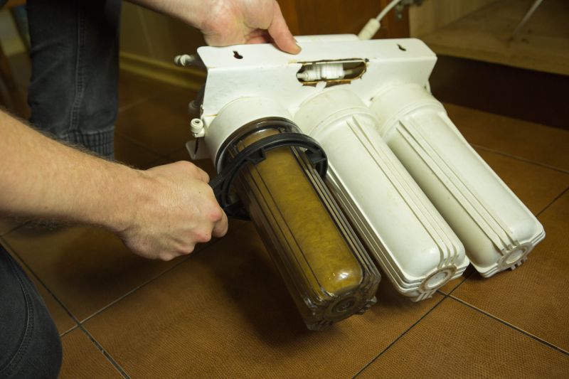 Water Softener System Installation in Progress